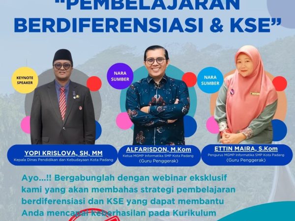 Webinar Pendidikan: Pembelajaran Berdiferensiasi dan KSE
