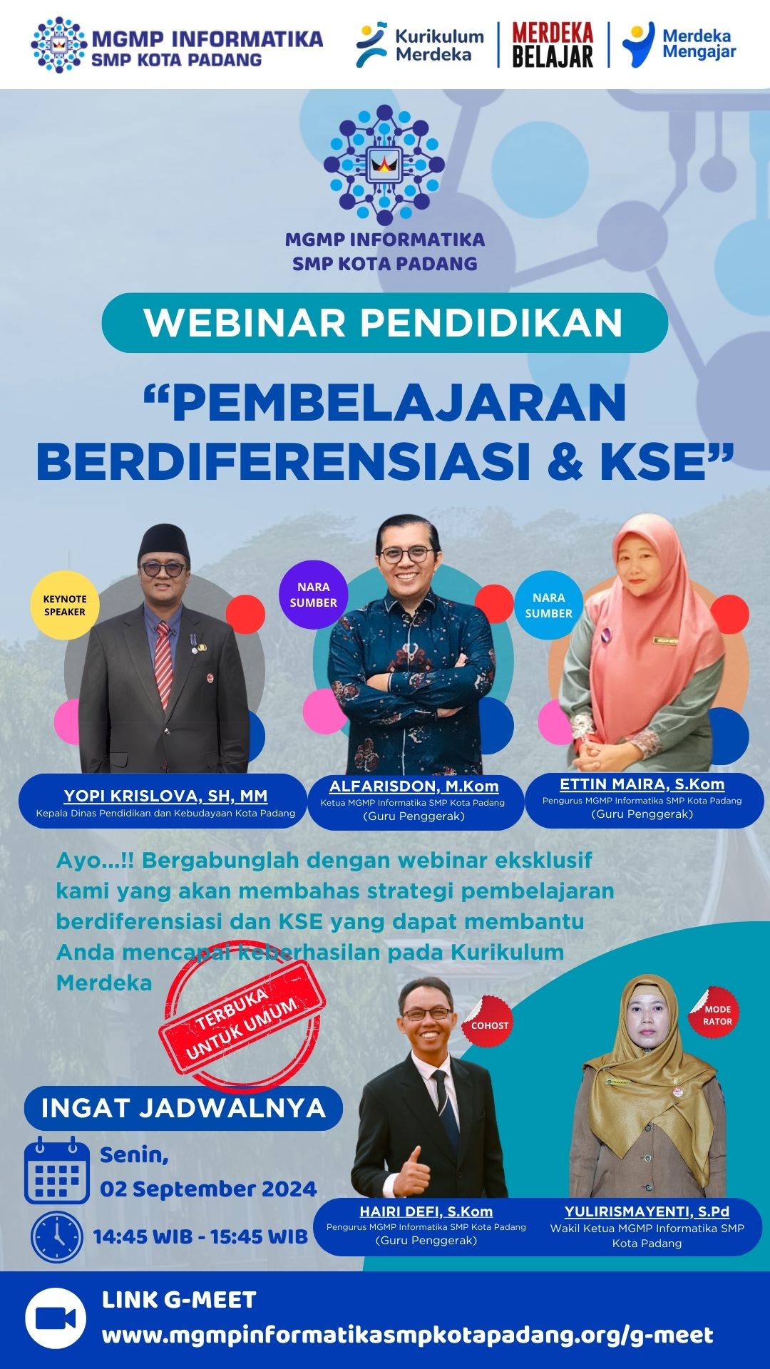 Webinar Pendidikan: Pembelajaran Berdiferensiasi dan KSE